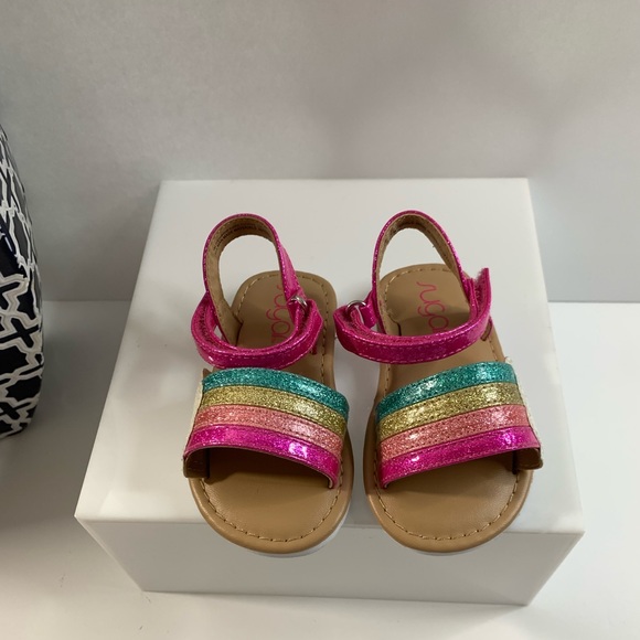 Sugar Rainbow Cake Toddler Sandal 5T and 6T - Picture 2 of 9
